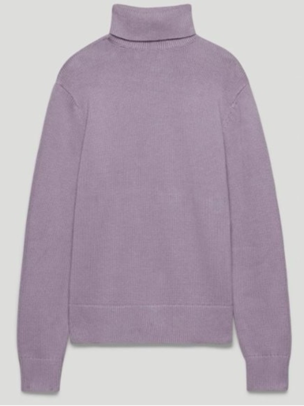 TNA Lavender (Light Purple) Turtleneck Sweater